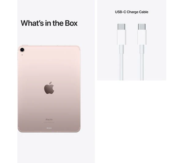 APPLE 10.9" iPad Air Cellular (2022) - 64GB, Pink - Pristine - Image 9