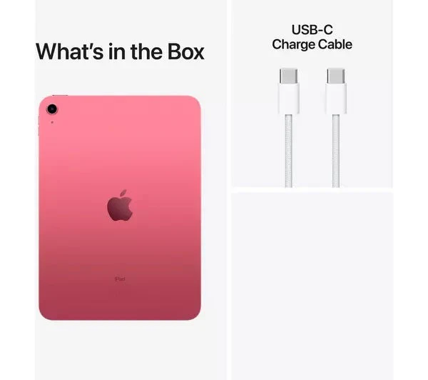 APPLE 10.9" iPad Wi-Fi (2022) - 64 GB, Pink Very Good - Image 3