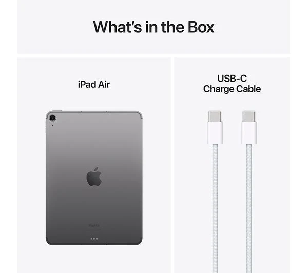 APPLE 11" iPad Air Cellular (2024) - 128 GB, Space Grey - Pristine - Image 2