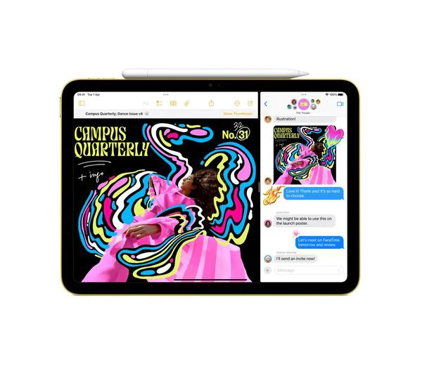 APPLE 11" iPad Cellular (2025) - 128 GB, Blue - Pristine - Image 4