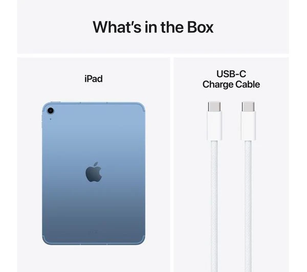 APPLE 11" iPad Cellular (2025) - 128 GB, Blue - Pristine - Image 8