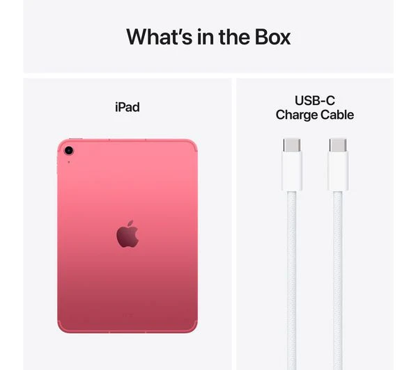APPLE 11" iPad Cellular (2025) - 128GB, Pink - Pristine - Image 8