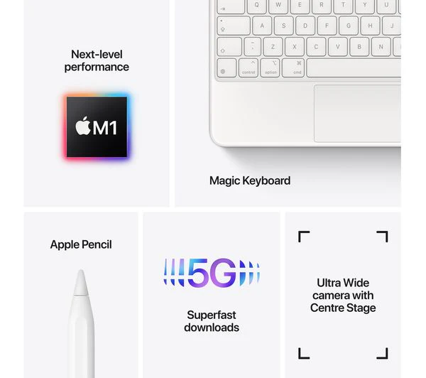 Apple 11" iPad Pro Wi-Fi (2021) - 256 GB, Space Grey Acceptable - Image 6
