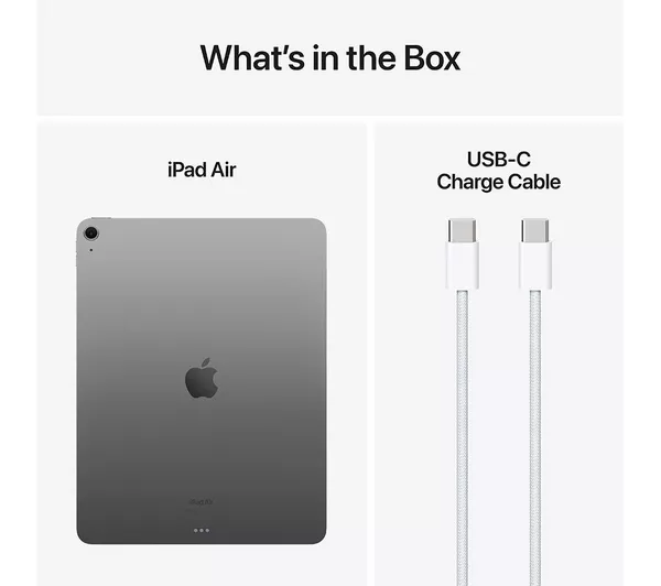 APPLE 13" iPad Air Cellular (2024) - 128GB, Space Grey - Pristine - Image 5