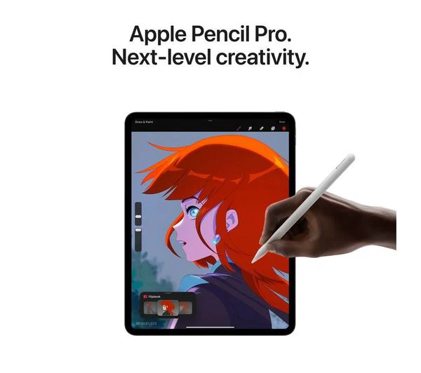 APPLE 13" iPad Pro Cellular (2024) - 256 GB, Silver - Pristine - Image 3