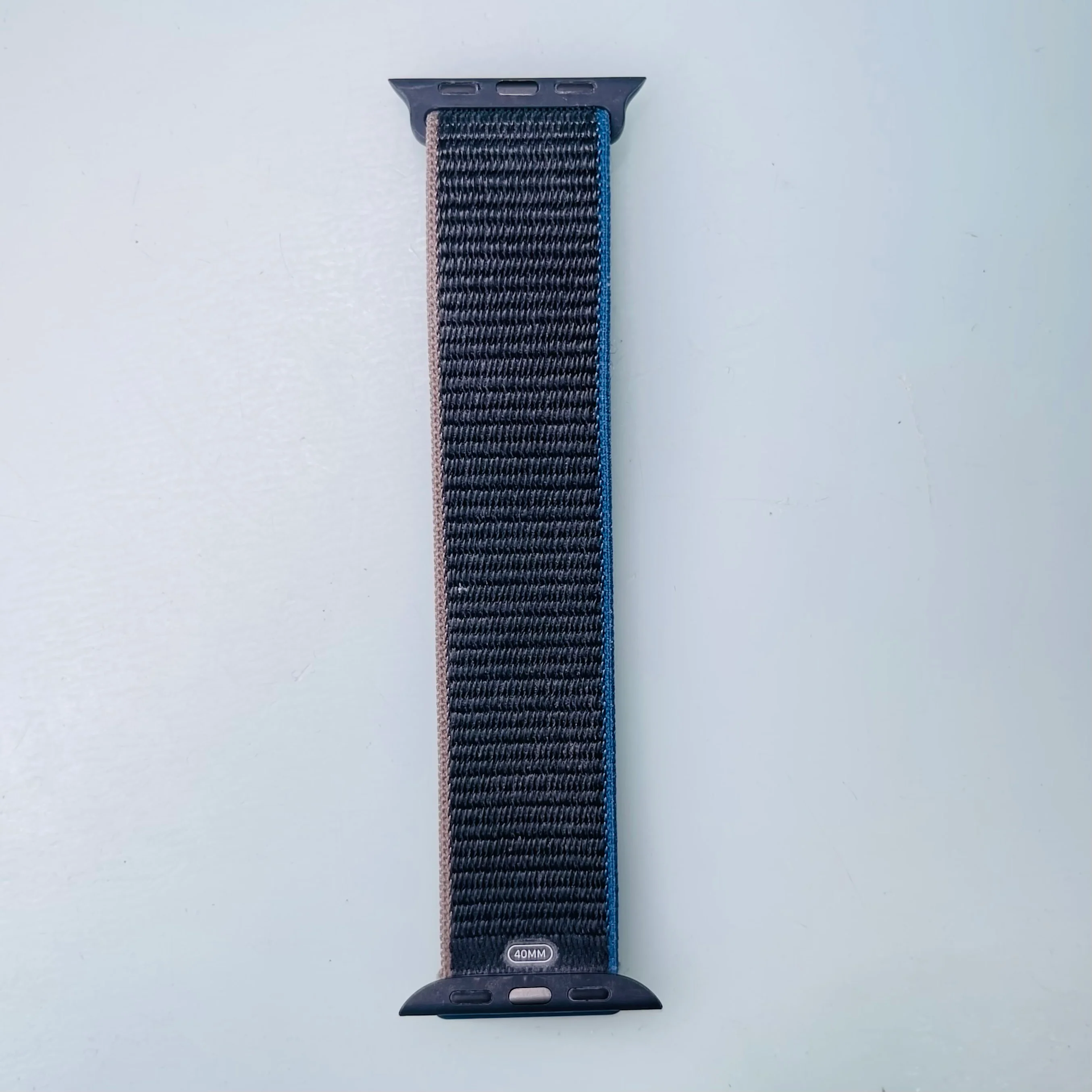 Apple 40mm Blue/Grey Sport Loop Strap for Apple Watch – One Size - Image 2