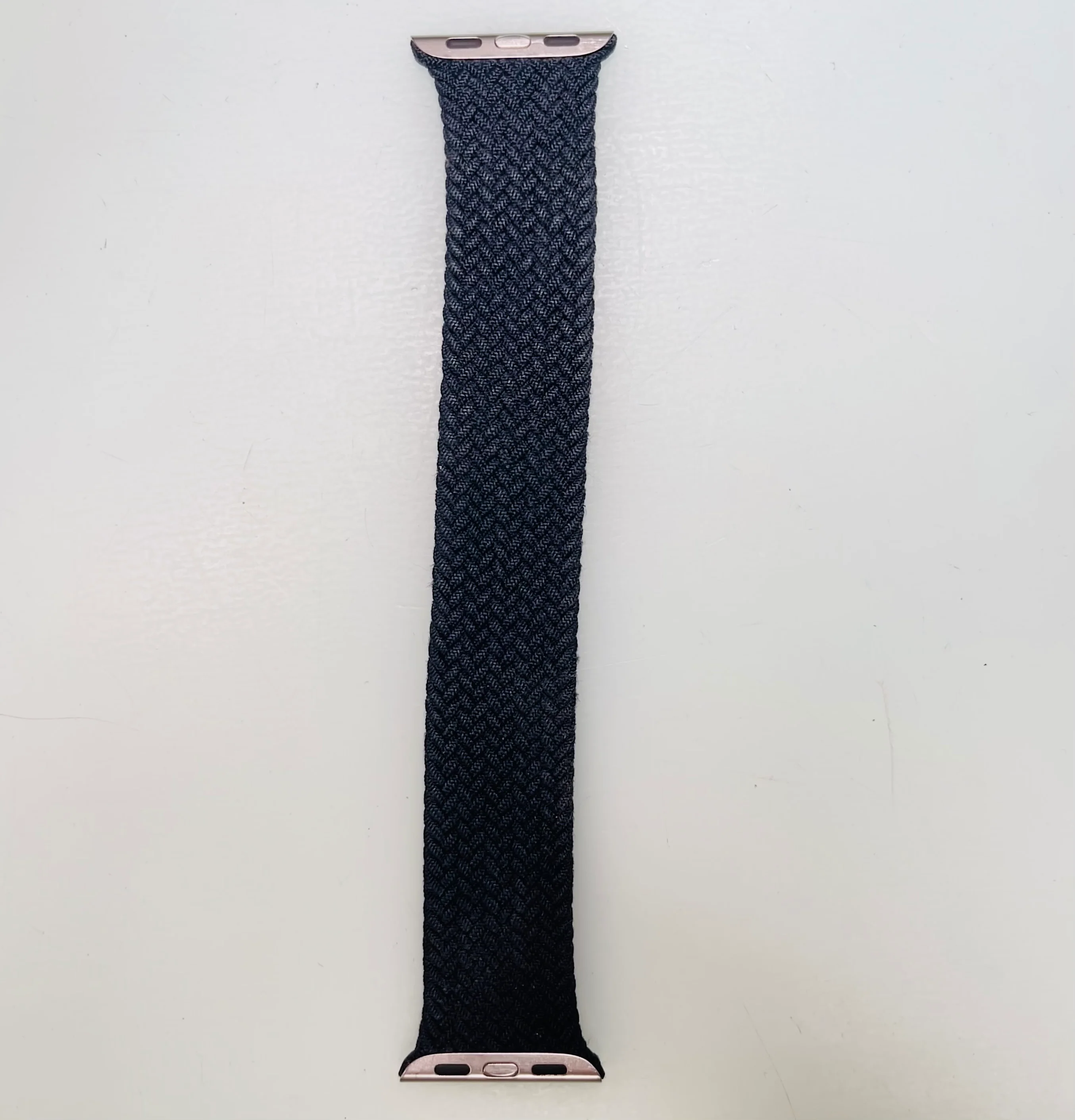 Apple 40mm Midnight Braided Solo Loop Strap – Size 7 for Apple Watch
