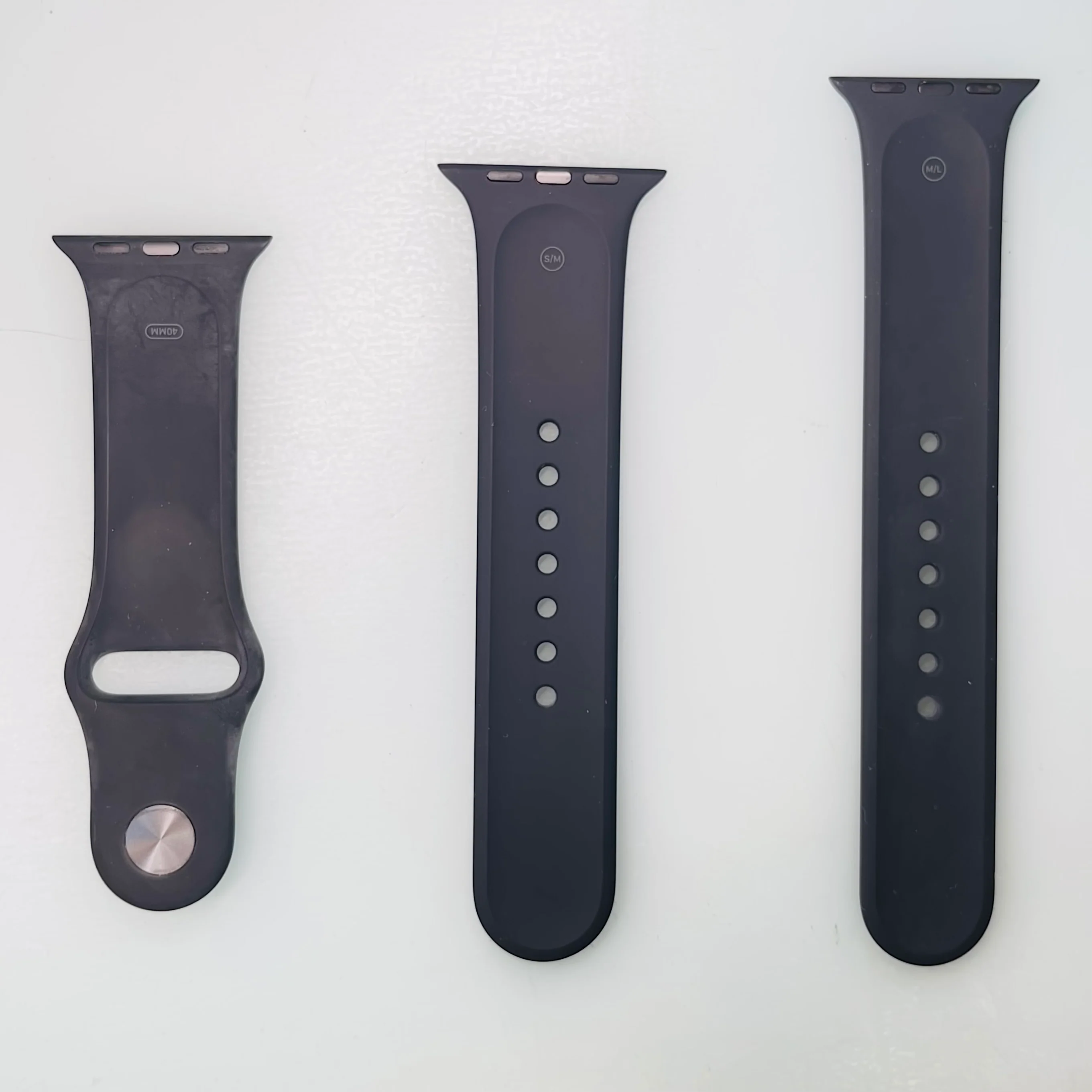 Apple 40mm Sport Band – Black – S/M & M/L Sizes for Apple Watch - Image 2