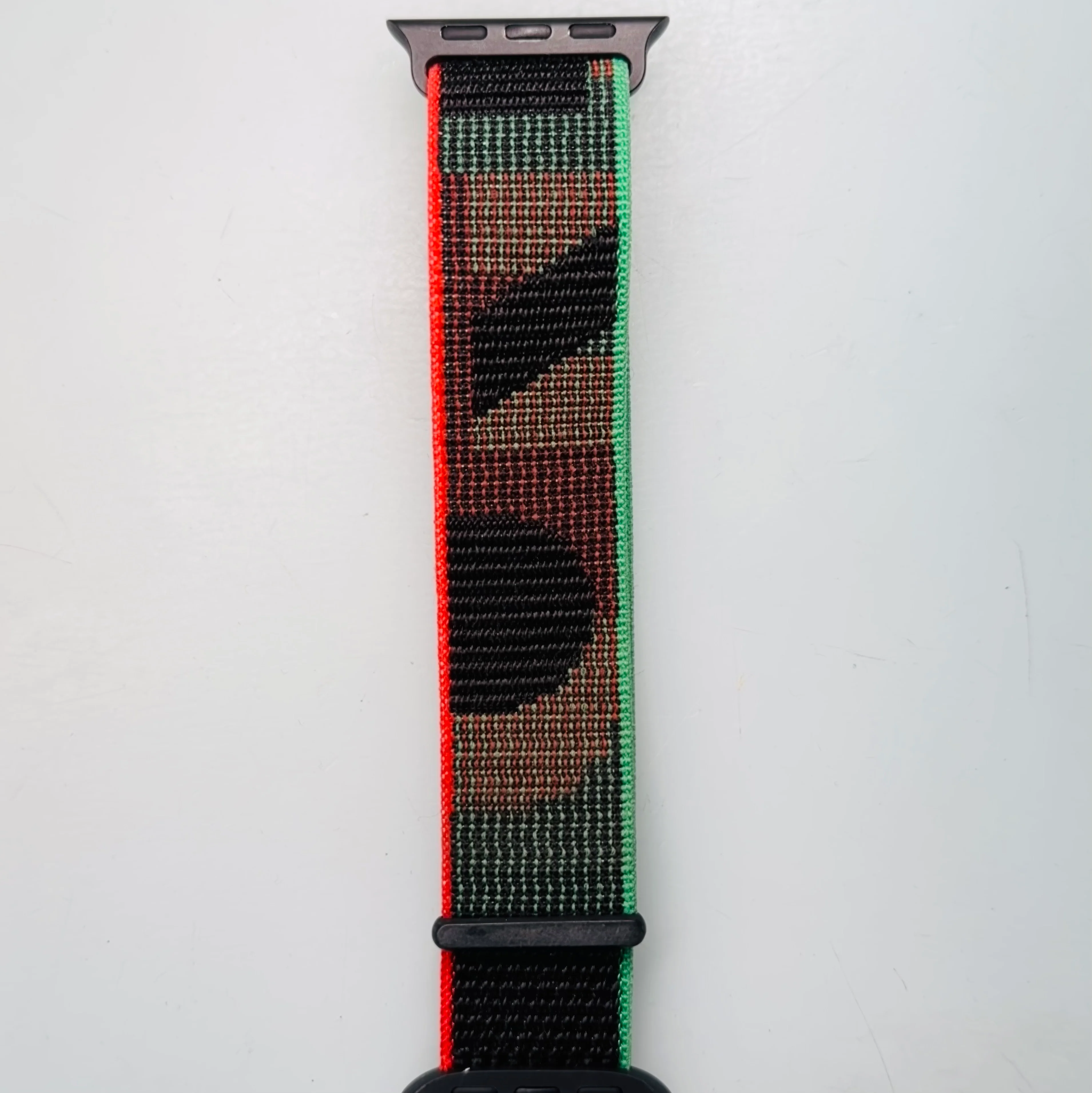 Apple 41mm Sports Loop Watch Band - Black Unity- One Size - Image 2