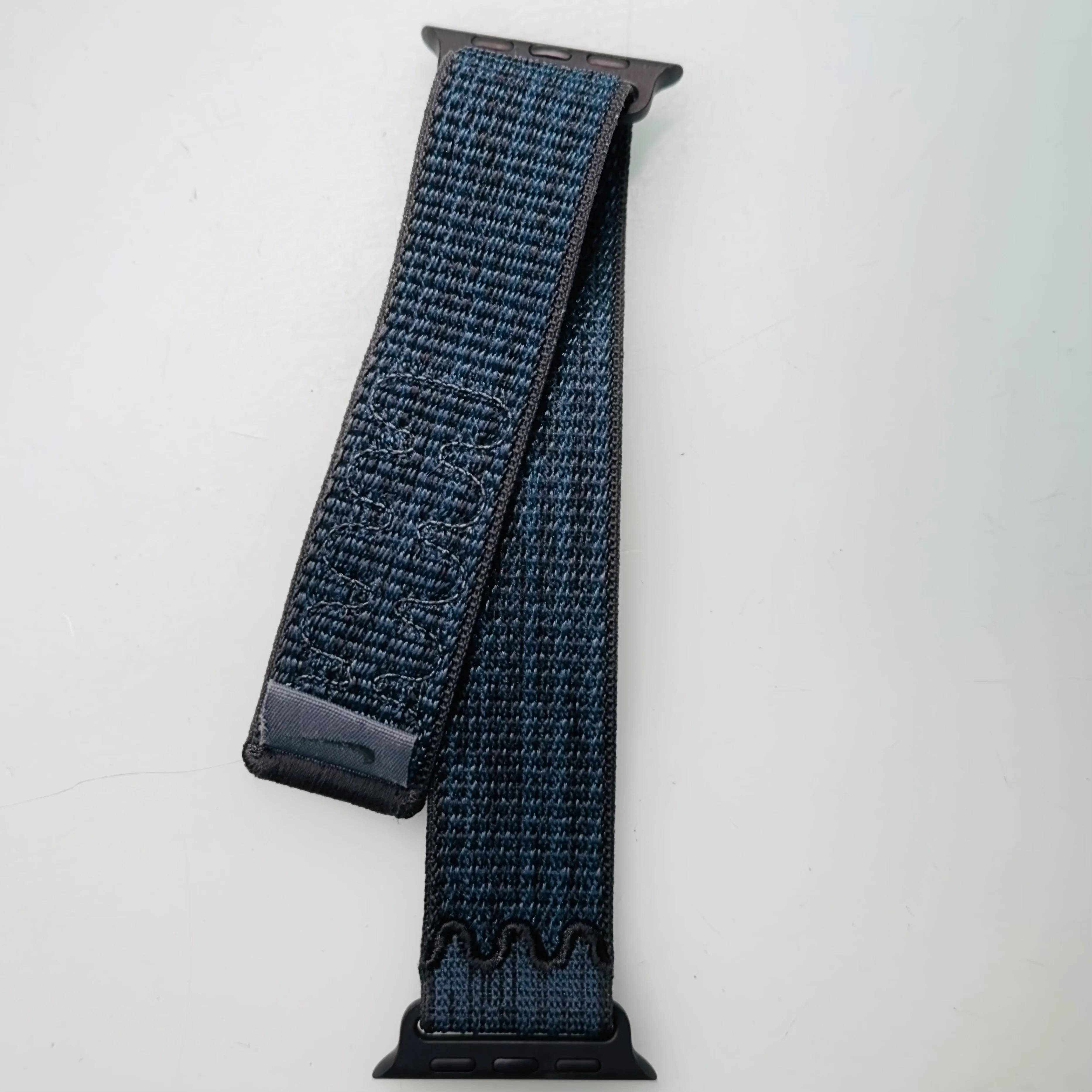 Apple 42mm Black/Blue Nike Sport Loop Watch Band - One Size - Image 2