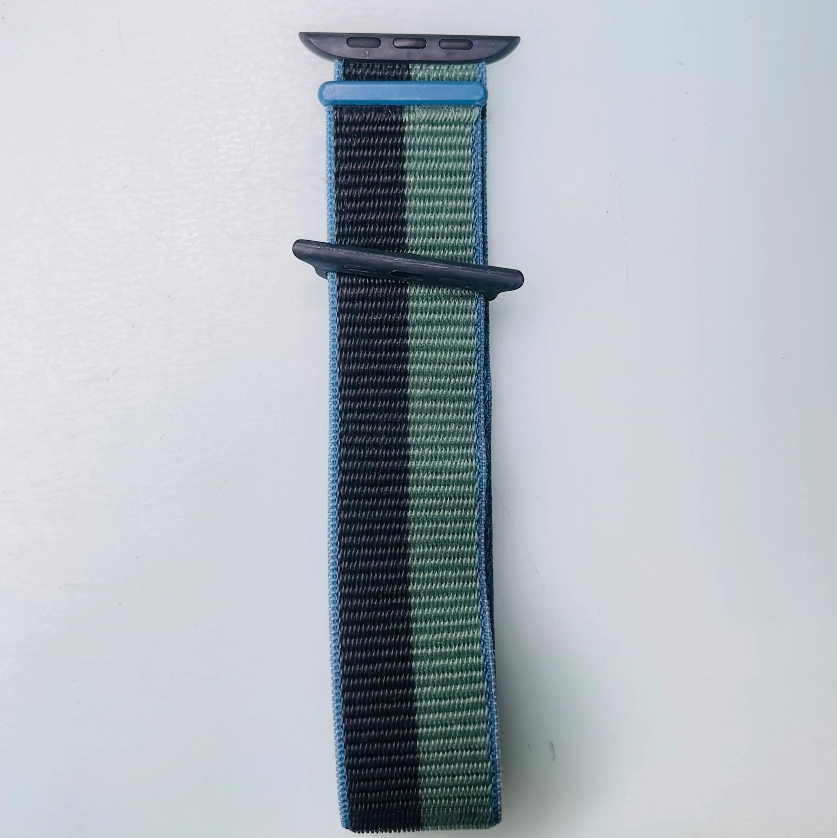 Apple 45mm Abyss Blue/Moss Green Sport Loop Strap for Apple Watch – One Size - Image 2