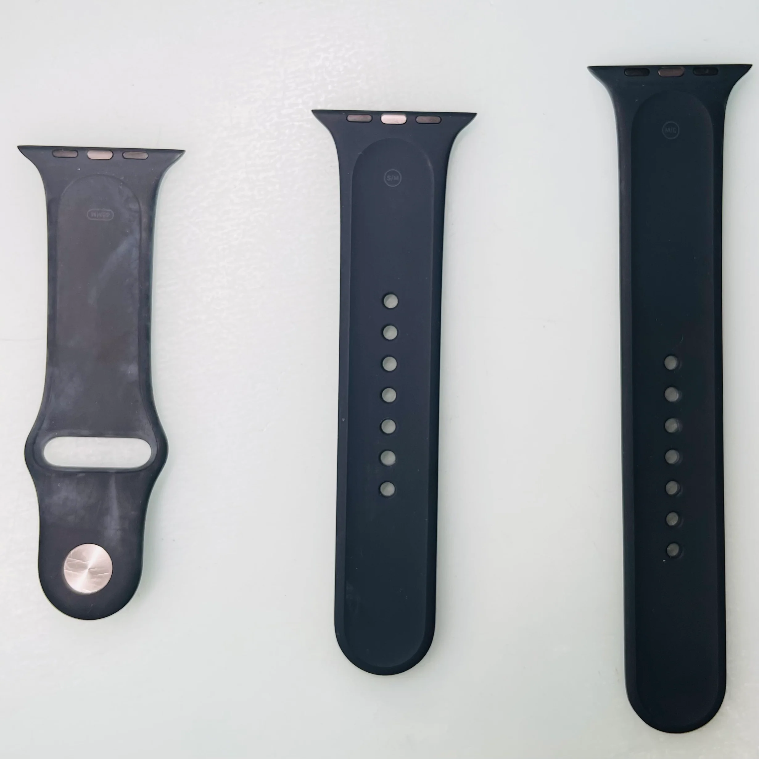 Apple 45mm Sport Band – Black – S/M & M/L Sizes for Apple Watch - Image 2