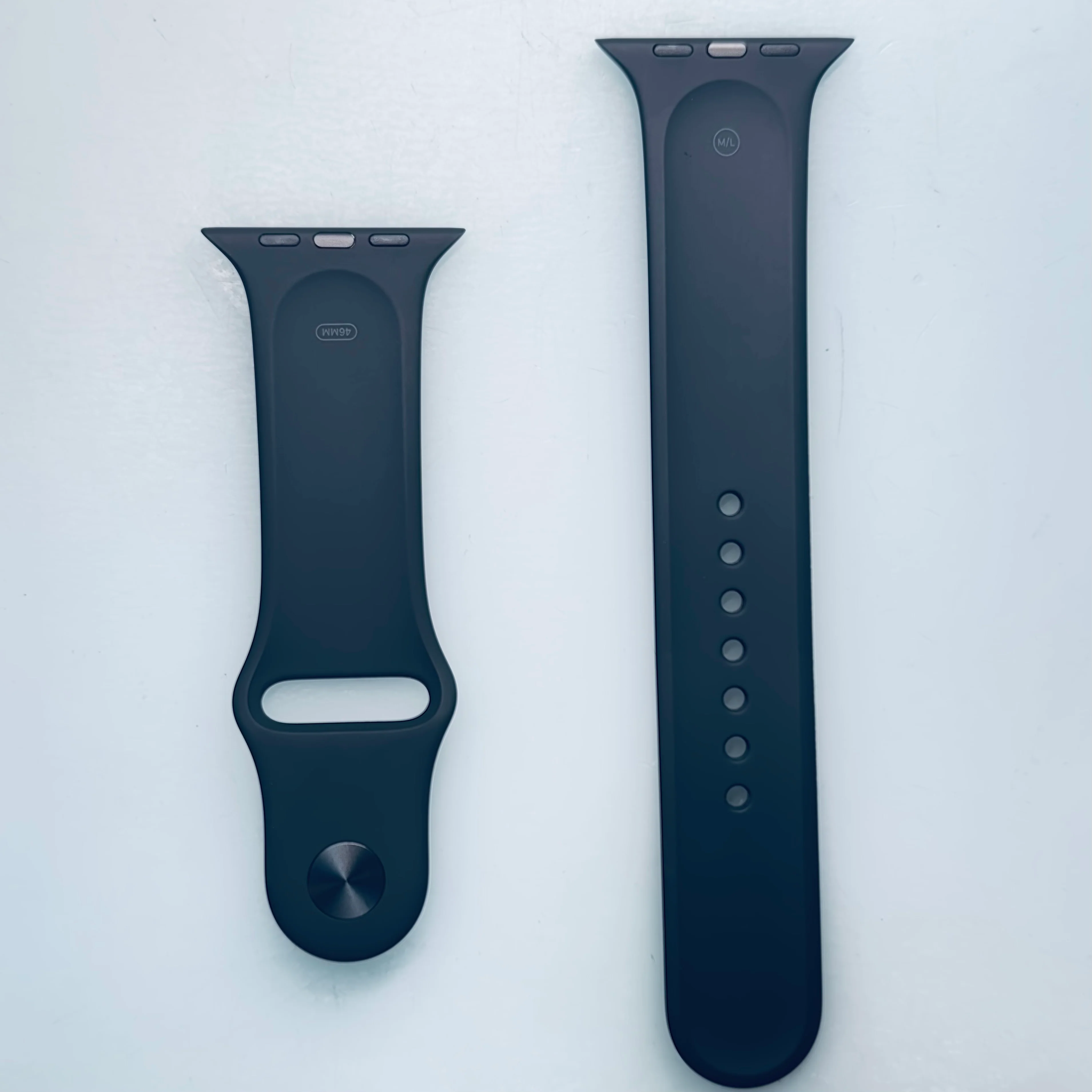 Apple 46mm Sport Band – Black – M/L Size for Apple Watch - Image 2