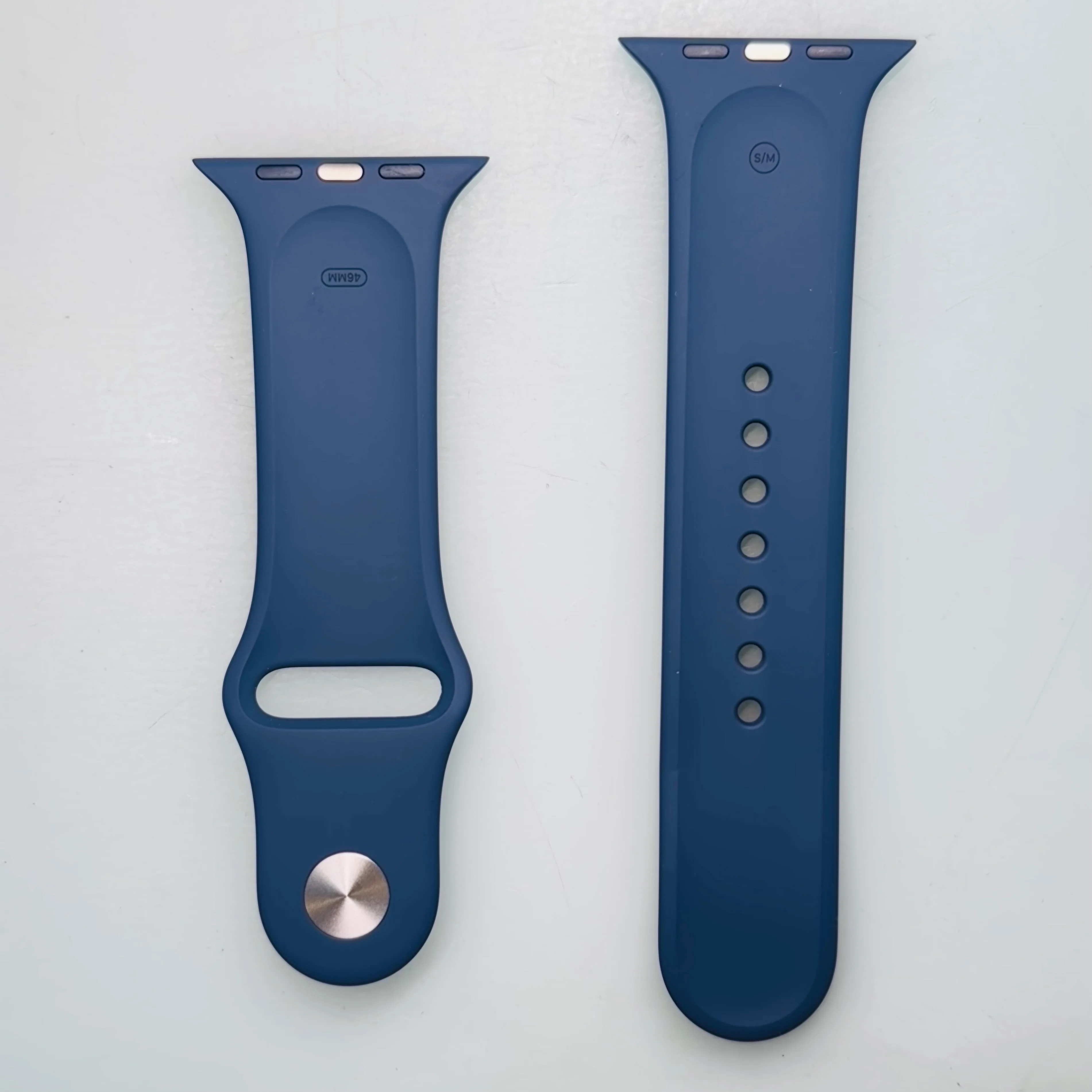 Apple 46mm Sport Band – Denim Blue – S/M Size for Apple Watch - Image 2