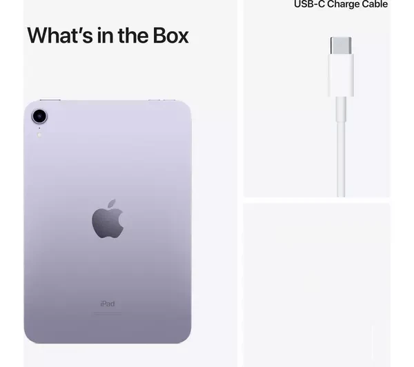 APPLE 8.3" iPad mini (2021) Wi-Fi - 256 GB Purple Very Good Condition - Image 7