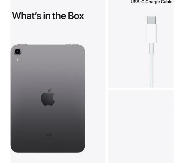 APPLE 8.3" iPad mini (2021) Wi-Fi - 64 GB Space Grey Acceptable Condition - Image 9
