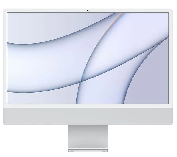 APPLE iMac 4.5K 24" (2021) - M1, 8GB RAM, 256GB SSD, Silver - Pristine