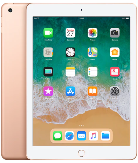 Apple iPad 5-128GB-Wi-Fi-Gold-Acceptable