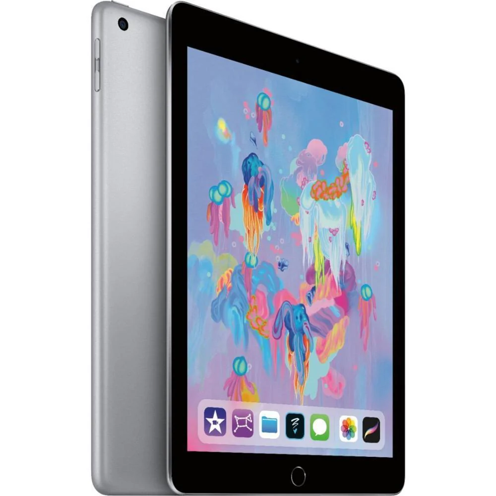Apple iPad 6th Gen 9.7" 32GB Wi-Fi + 4G Unlocked Space Grey – Acceptable - Image 2