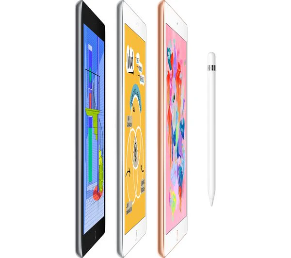 Apple iPad 6th Gen 32GB Wi-Fi Silver Good - Image 3