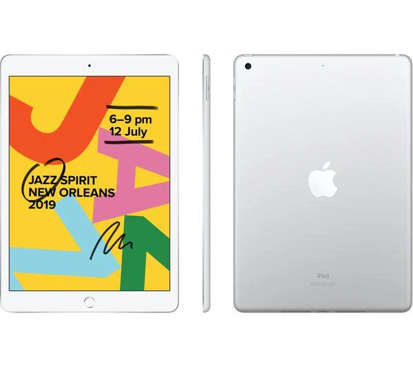 Apple iPad 7th Gen 128GB Wi-Fi + 4G Unlocked Silver Pristine - Image 4