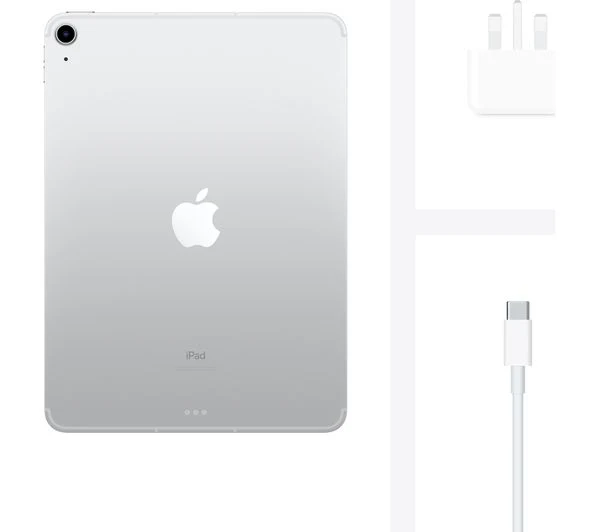 Apple iPad Air 4 64GB Wi-Fi + 4G Unlocked Silver Good - Image 6