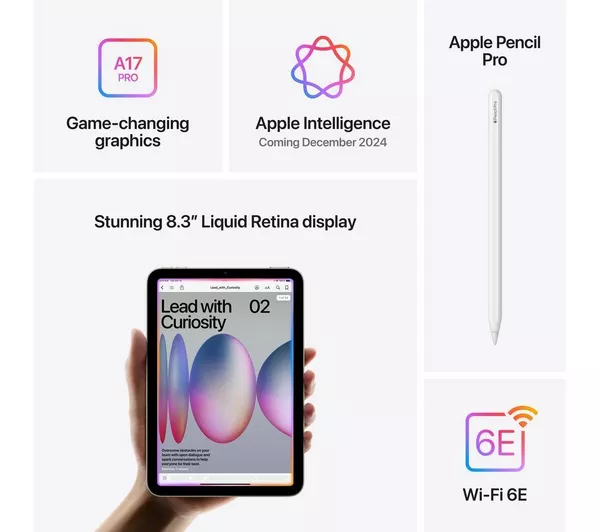 Apple iPad mini 8.3" (2024) Wi-Fi + Cellular 512GB Purple – Very Good Condition - Image 7