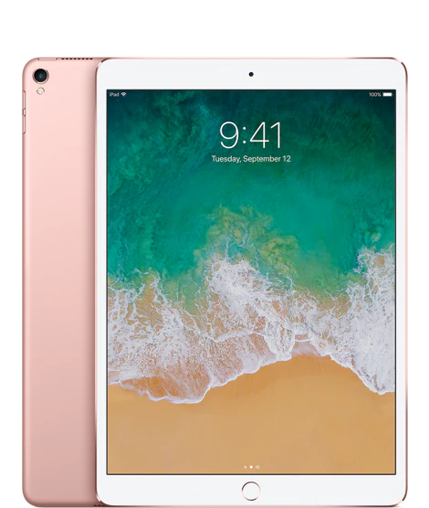 Apple iPad Pro 10.5"-512GB-Wi-Fi + 4G Unlocked-Rose Gold-Very Good