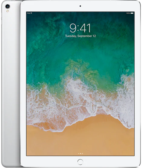 Apple iPad Pro 12.9" 2nd Gen 256GB Wi-Fi + 4G Unlocked Silver Very Good