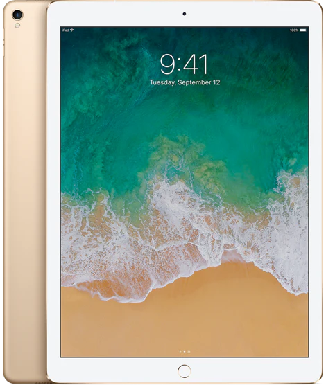 Apple iPad Pro 12.9" 2nd Gen-512GB-Wi-Fi + 4G Unlocked-Gold-Very Good