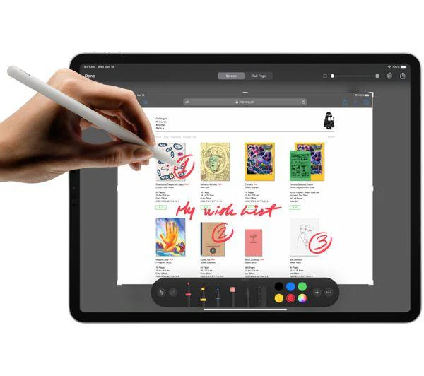 Apple iPad Pro 12.9" 4th Gen 128GB Wi-Fi + 4G Unlocked Silver Good - Image 6