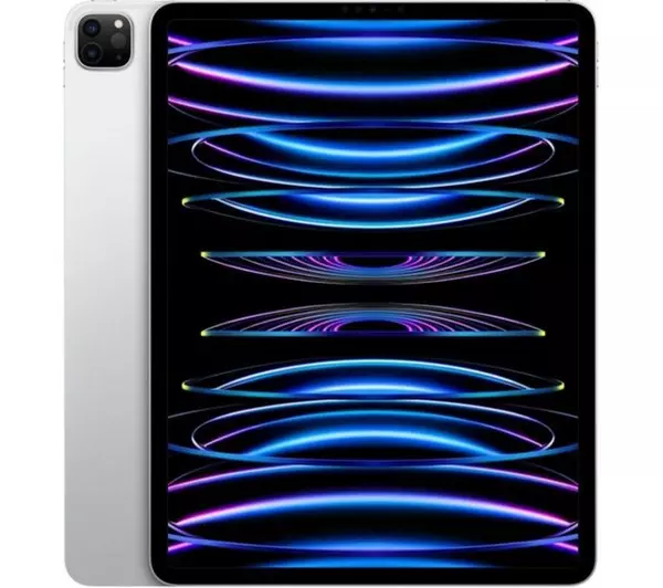 Apple iPad Pro 12.9" 6th Gen 128GB Wi-Fi + 5G Unlocked Silver Pristine