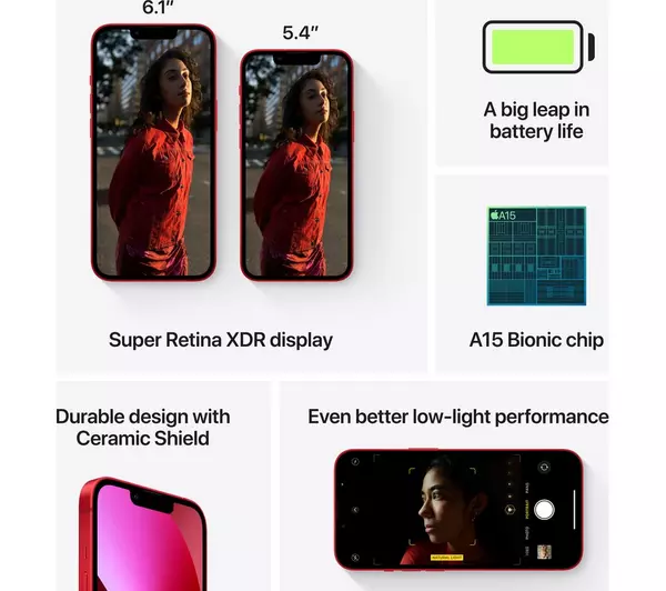 Apple iPhone 13 128GB Red Unlocked Very Good - Image 6