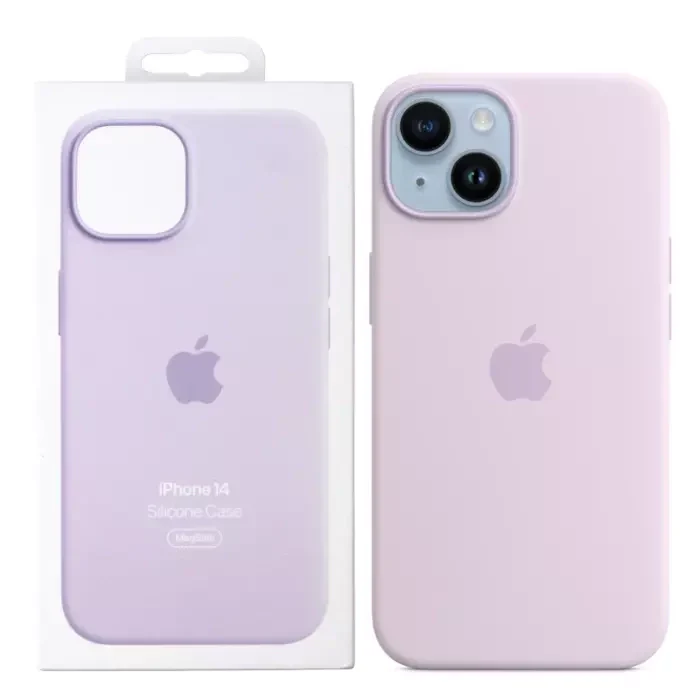 Apple iPhone 14 Silicone Case with MagSafe - Lilac