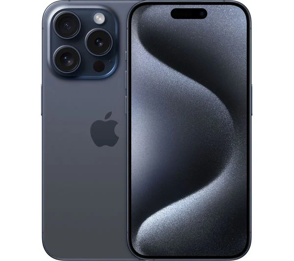 APPLE iPhone 15 Pro - 256 GB, Blue Titanium - Prsitine