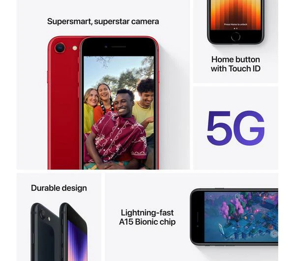 APPLE iPhone SE (2022) - 256 GB, Starlight Unlocked Good - Image 6