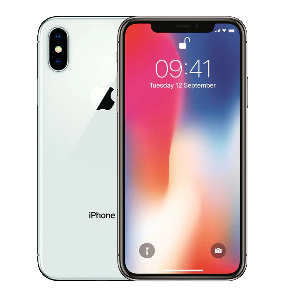 Apple iPhone X 64GB Silver Unlocked Pristine
