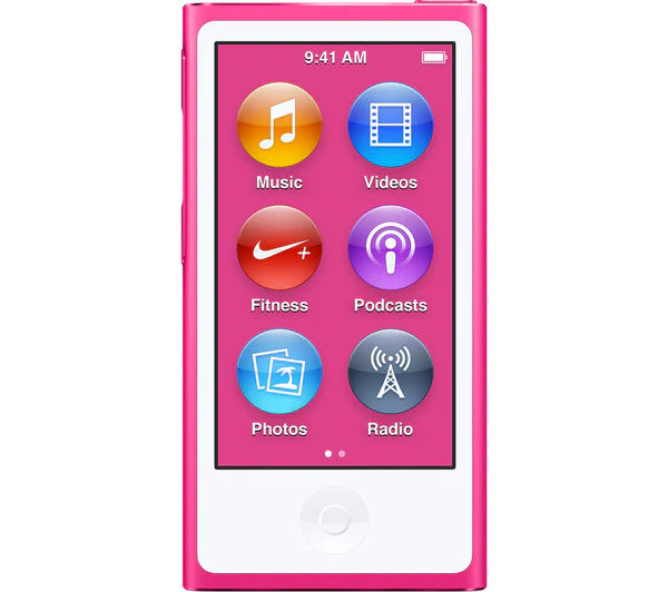 APPLE iPod nano - 16GB, 7th Generation, Pink - Good
