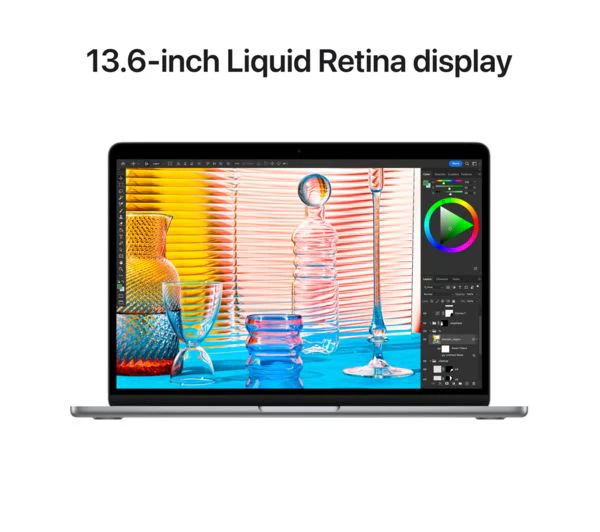 APPLE MacBook Air 13.6" (2022) - M2, 8GB RAM, 256GB SSD, Space Grey - Acceptable - Image 9