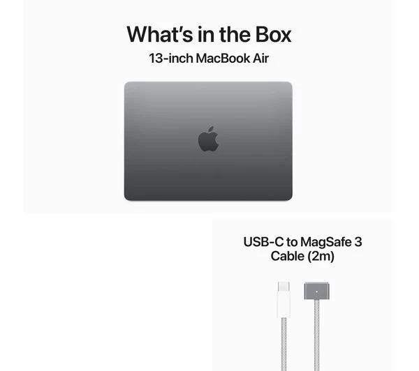 Apple MacBook Air 13.6" (2024) M3 16GB 256GB SSD – Space Grey – Pristine - Image 10