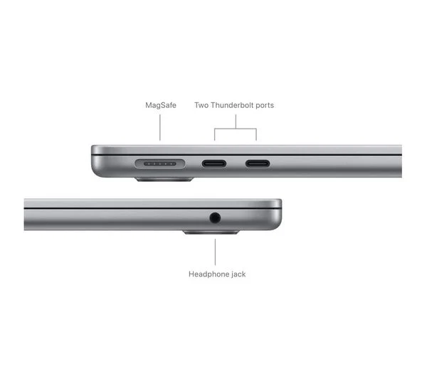 Apple MacBook Air 13.6" (2024) M3 16GB 256GB SSD – Space Grey – Pristine - Image 4