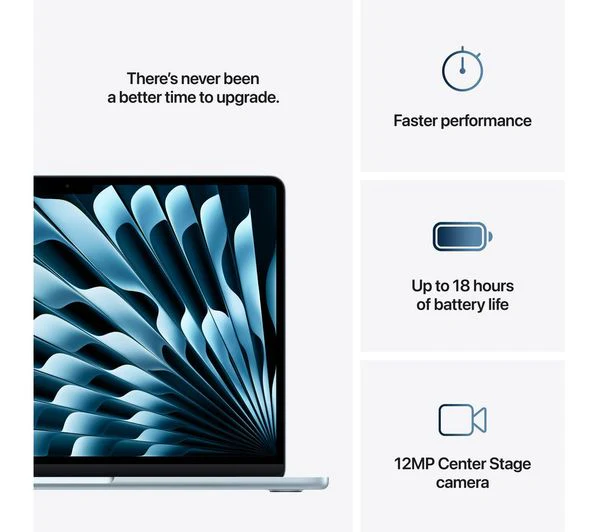 Apple MacBook Air 13.6" (2025) M4 16GB 256GB Sky Blue – Pristine - Image 6