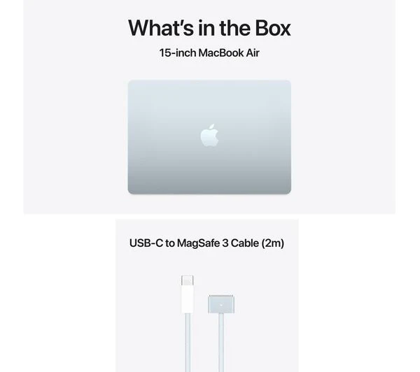 APPLE MacBook Air 15" (2025) - M4, 16GB RAM, 256GB SSD, Sky Blue - Good - Image 11