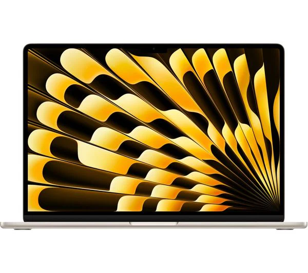 APPLE MacBook Air 15.3" (2023) - M2, 8GB RAM, 256GB SSD, Starlight - Pristine