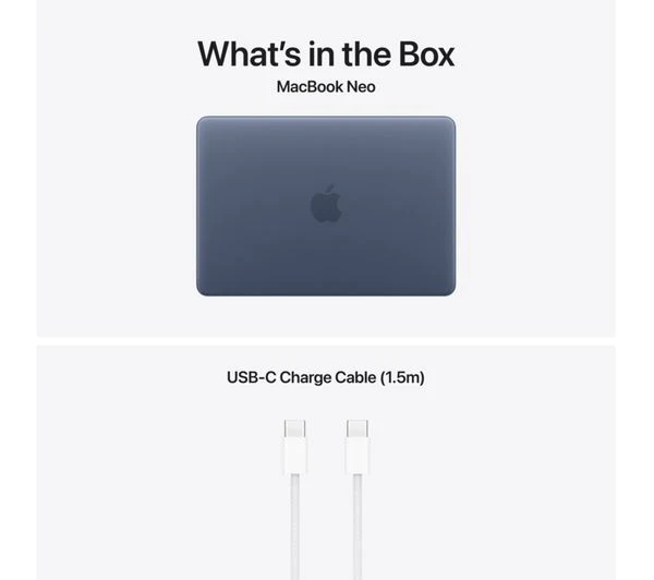 APPLE MacBook Neo 13" (2026) - A18 Pro, 512GB SSD, Indigo - Pristine - Image 10