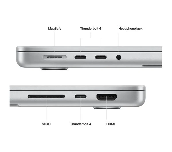 APPLE MacBook Pro 14" (2023) - M2 Pro, 16GB RAM, 512GB SSD, Silver - Very Good - Image 4