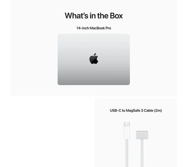 APPLE MacBook Pro 14" (2023) - M2 Pro, 16GB RAM, 512GB SSD, Silver - Very Good - Image 9