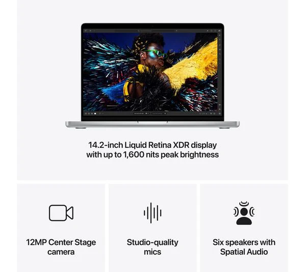 APPLE MacBook Pro 14" (2024) - M4 Pro, 24GB RAM, 512GB SSD, Silver - Pristine - Image 6