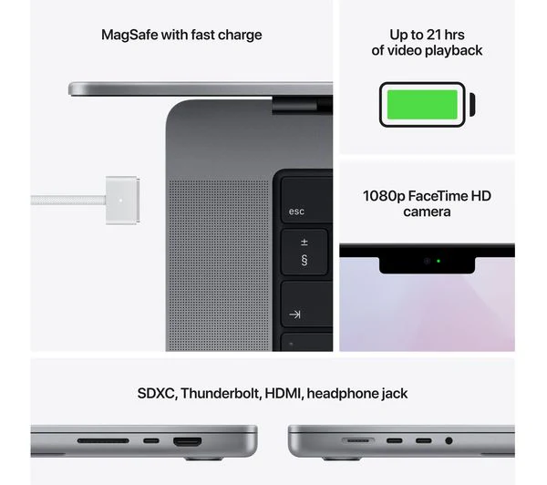 Apple MacBook Pro 16-inch M1 Pro 512GB Space Grey – Very Good - Image 5
