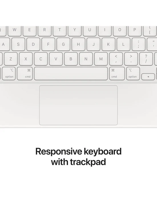 Apple Magic Keyboard for iPad Pro 12.9″ & iPad Air 13″ – White – Pristine - Image 5